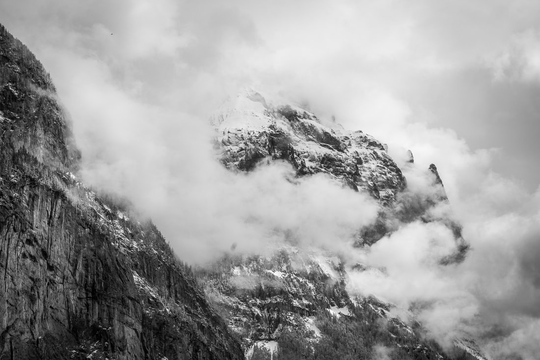 Cliffs in the clouds